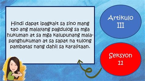 katipunan ng mga karapatan o bill of rights ng konstitusyon|ARTIKULO III KATIPUNAN NG MGA KARAPATAN .